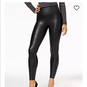 Spanx Faux leather leggings XL